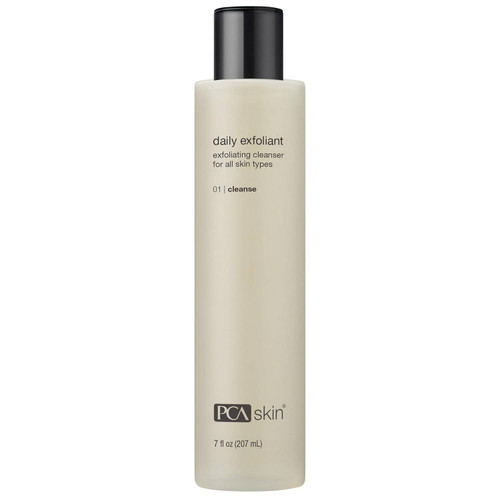 PCA Skin Daily Exfoliant 7 fl oz beige bottle with black cap