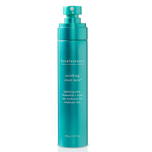Bioelements Soothing Reset Mist teal spray bottle