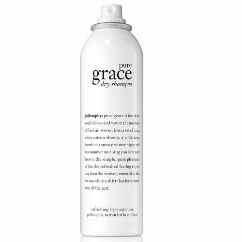 philosophy pure grace dry shampoo spray can