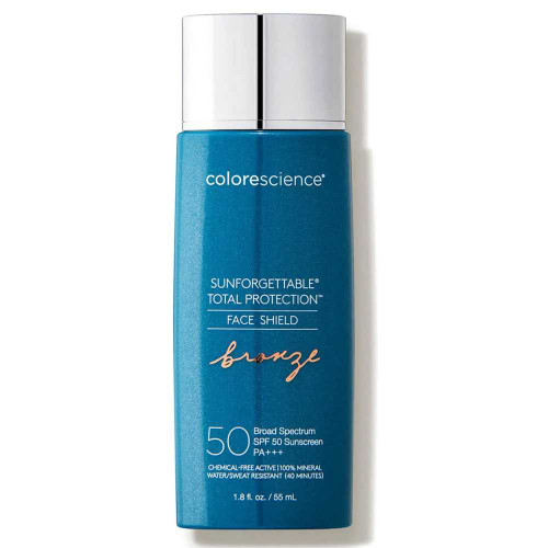 Colorescience Sunforgettable Total Protection Face Shield Bronze SPF 50 bottle