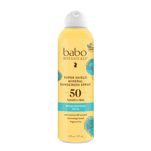 Babo Botanicals Super Shield Mineral Sunscreen Spray SPF 50