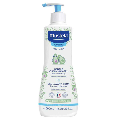 Mustela Gentle Cleansing Gel 500 ml pump bottle