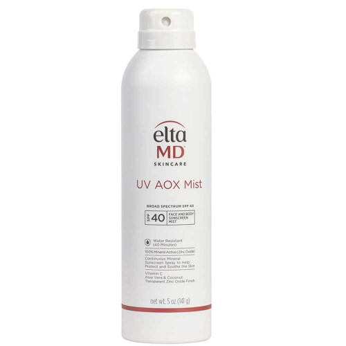 EltaMD UV AOX Mist SPF 40 white spray can