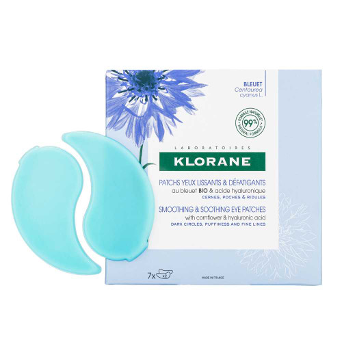 Klorane Smoothing & Soothing Eye Patches with Cornflower KLR56438 BeautifiedYou.com