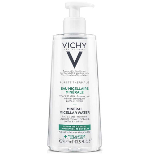 Vichy Purete Thermale Micellar Water for Combination to Oily Skin VY74454 BeautifiedYou.com