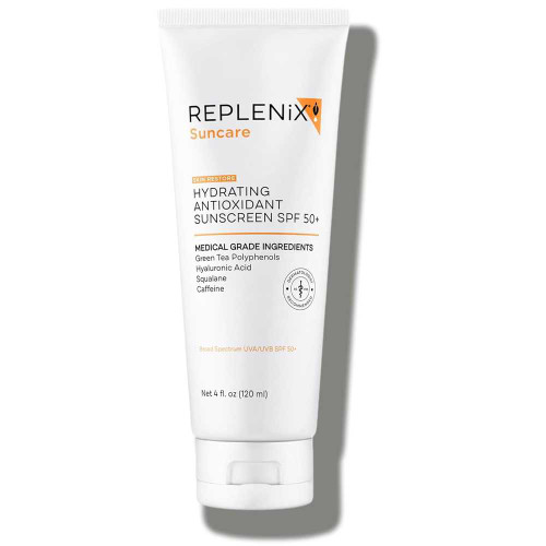Replenix Hydrating Antioxidant Sunscreen SPF 50+ tube