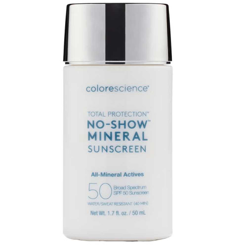 Colorescience Total Protection No-Show Mineral Sunscreen SPF 50 50 ml bottle