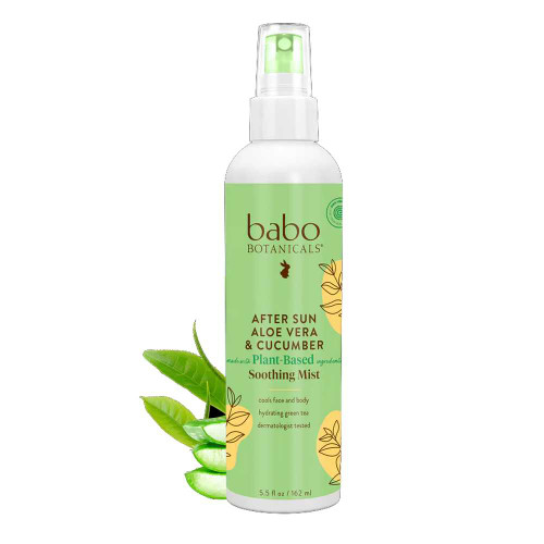 Babo Botanicals After Sun Aloe Vera & Cucumber Soothing Mist BAB11790 BeautifiedYou.com