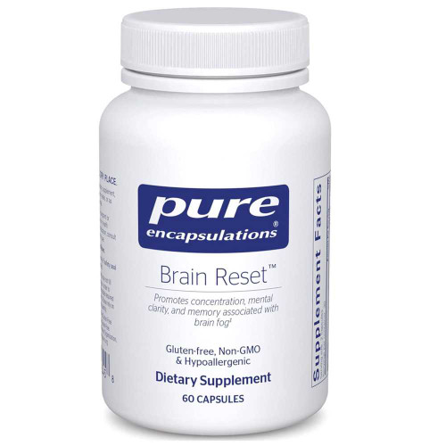Pure Encapsulations Brain Reset 60 capsule bottle
