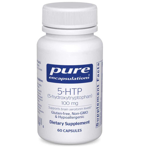 Pure Encapsulations 5-HTP 100 mg 60 capsule bottle
