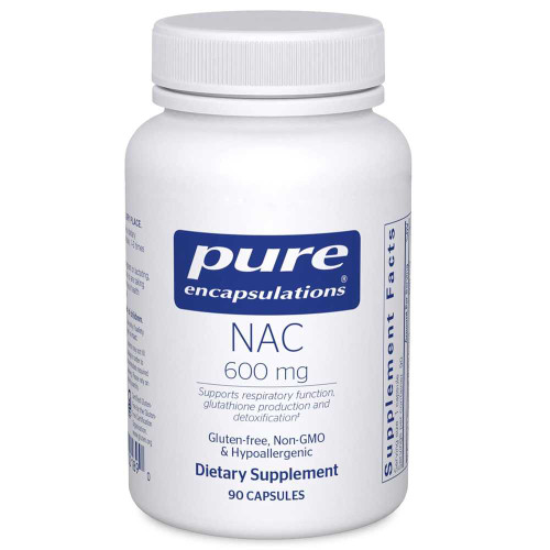 Pure Encapsulations NAC 600 mg 90 capsules bottle