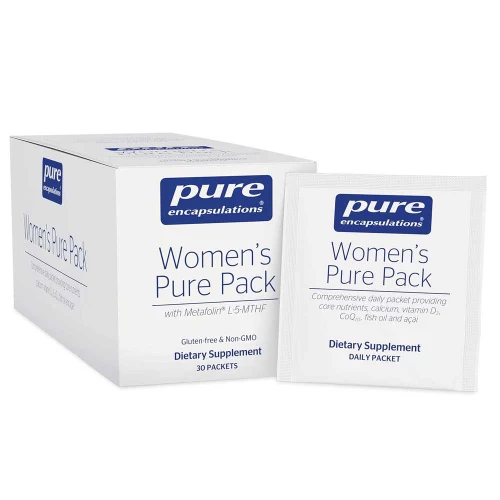 Pure Encapsulations Women's Pure Pack box and packet, 30 packets