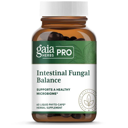Gaia Herbs PRO Intestinal Fungal Balance 60 liquid phyto-caps bottle
