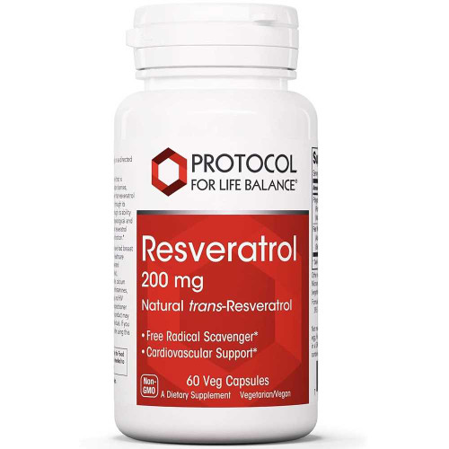 Protocol Resveratrol 200mg - 60 Capsules PLB33532 BeautifiedYou.com