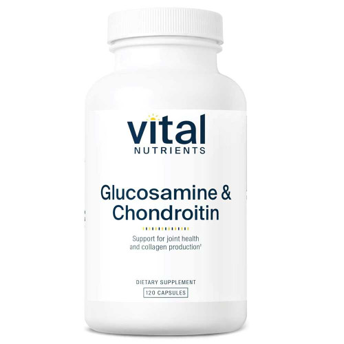 Vital Nutrients Glucosamine & Chondroitin 120 capsule bottle