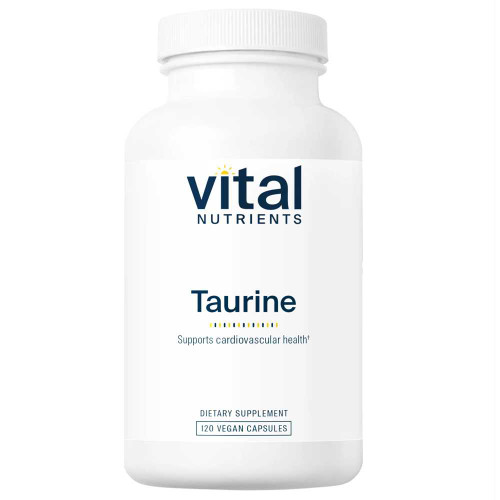 Vital Nutrients Taurine 1000 mg 120 vegan capsules bottle
