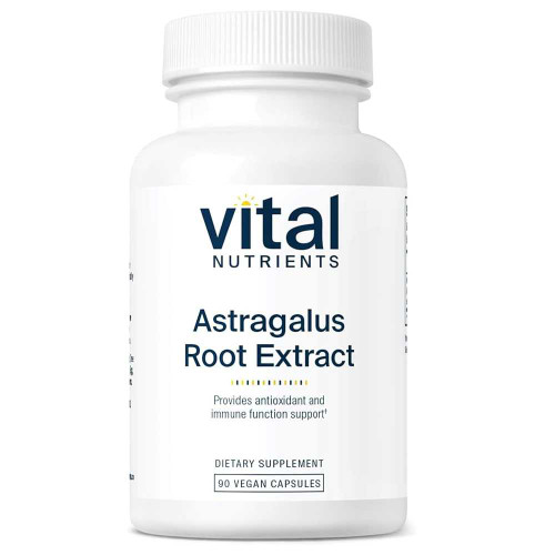 Vital Nutrients Astragalus Root Extract 600 mg 90 vegan capsule bottle