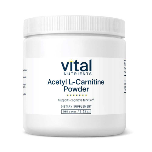 Vital Nutrients Acetyl L-Carnitine Powder - 100 Grams VNT07119 BeautifiedYou.com