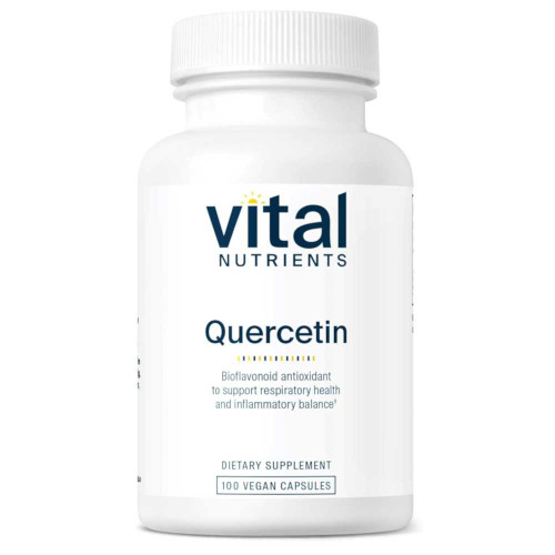 Vital Nutrients Quercetin 100 vegan capsule bottle