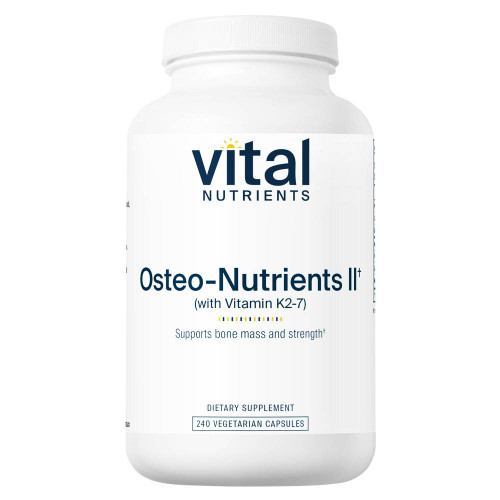 Vital Nutrients Osteo-Nutrients II with Vitamin K2-7 - 240 Capsules