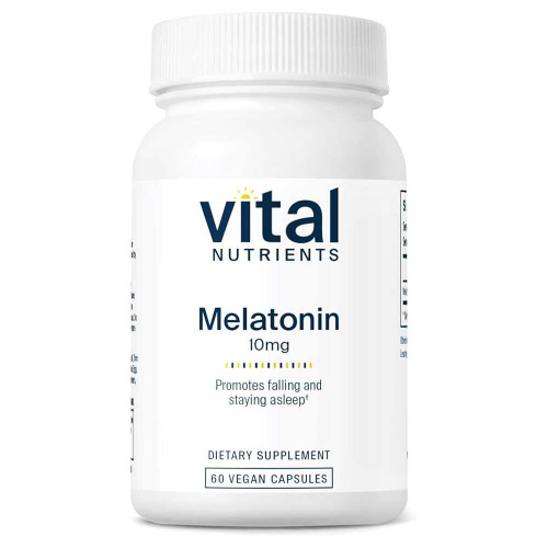 Vital Nutrients Melatonin 10mg - 60 Capsules VNT07110 BeautifiedYou.com