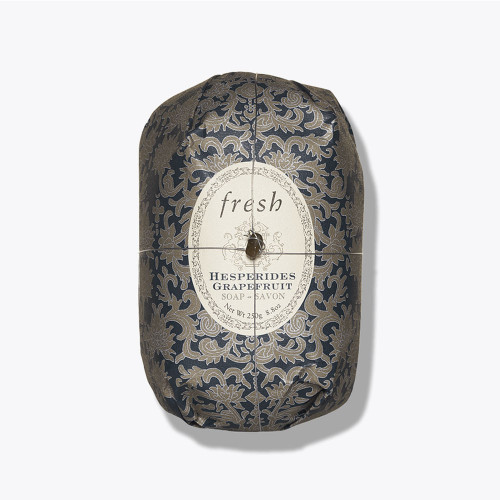 Fresh Hesperides Grapefruit Bar Soap in patterned paper wrap