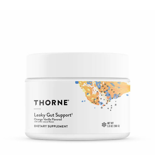 Thorne Leaky Gut Support, Orange Vanilla Flavor - NSF Certified for Sport - 5.9 oz