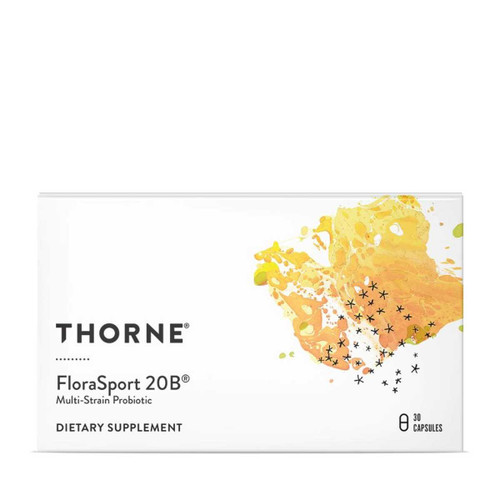 Thorne FloraSport 20B 30 capsule box