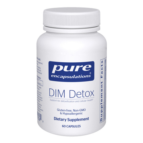 Pure Encapsulations DIM Detox 60 capsules bottle