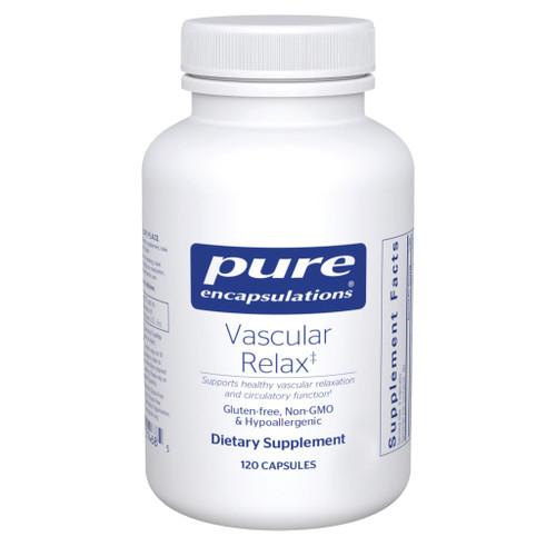 Pure Encapsulations Vascular Relax 120 capsule bottle