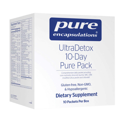 Pure Encapsulations UltraDetox 10-Day Pure Pack box of 10 packets