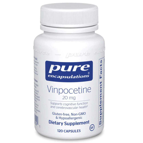 Pure Encapsulations Vinpocetine 20mg - 120 Capsules PURE08141 BeautifiedYou.com
