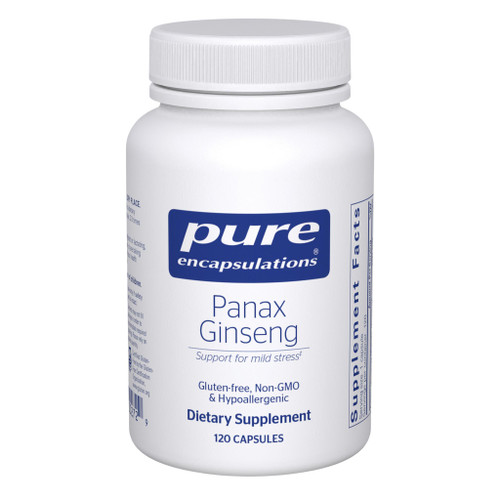 Pure Encapsulations Panax Ginseng 120 capsule bottle