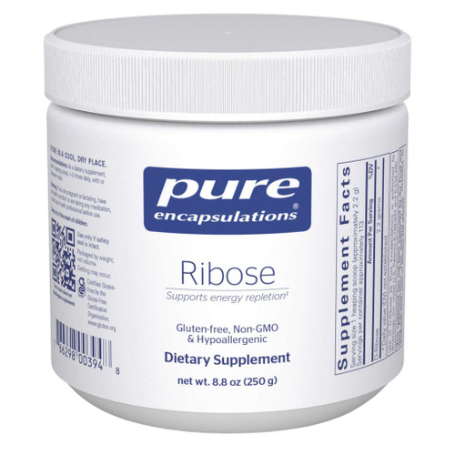 Pure Encapsulations Ribose powder 8.8 oz (250 g) jar