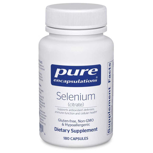 Pure Encapsulations Selenium (Citrate) - 180 Capsules PURE04594 BeautifiedYou.com