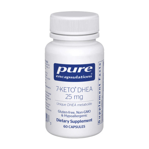 Pure Encapsulations 7-Keto DHEA 25 mg 60 capsule bottle