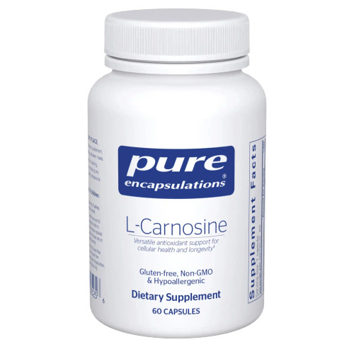 Pure Encapsulations L-Carnosine 60 capsule bottle