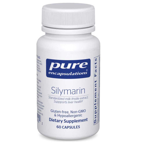 Pure Encapsulations Silymarin 60 capsule bottle