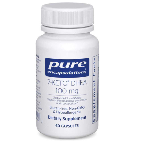 Pure Encapsulations 7-Keto DHEA 100 mg 60 capsules bottle