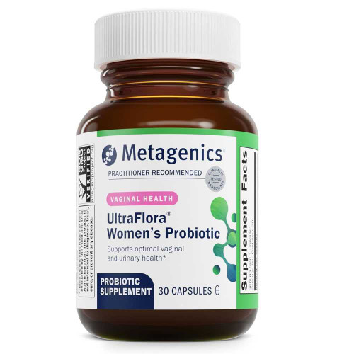 Metagenics UltraFlora Women's Probiotic 30 capsules bottle