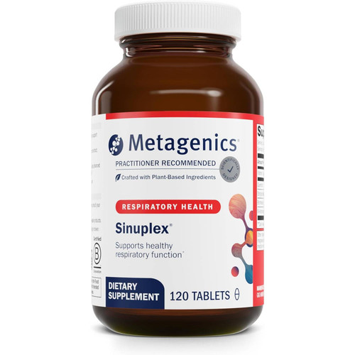 Metagenics Sinuplex 120 tablet bottle