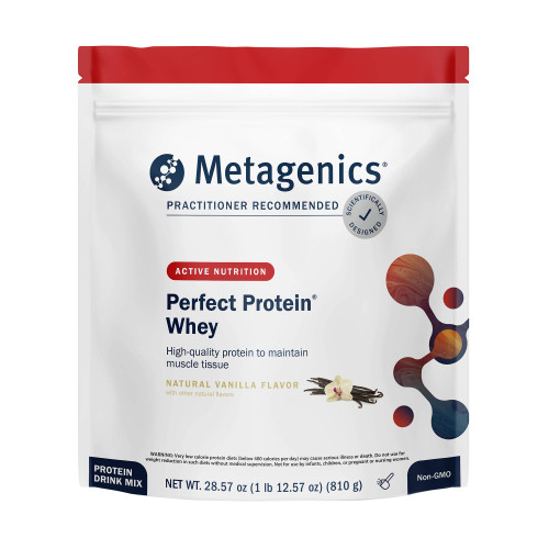 Metagenics Perfect Protein Whey Natural Vanilla Flavor 810 g (28.57 oz) pouch