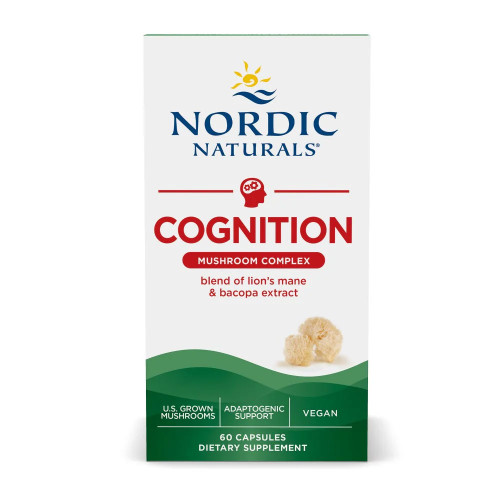 Nordic Naturals Cognition Mushroom Complex 60 capsule box