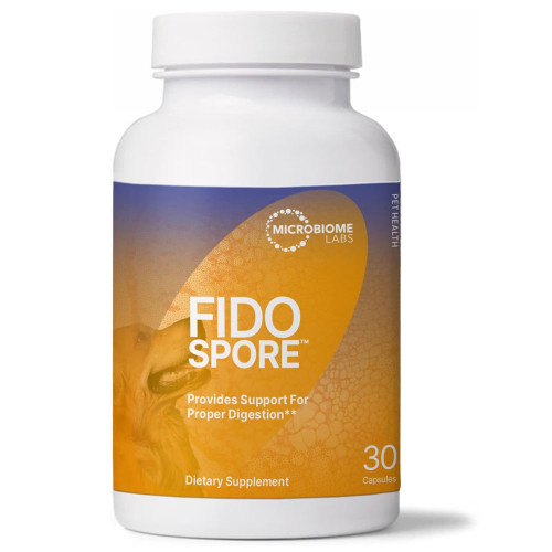 Microbiome Labs FidoSpore for Dogs - 30 Capsules