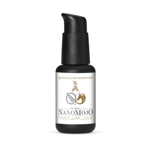 Quicksilver Scientific Dr. Shade's Nanomojo pump bottle