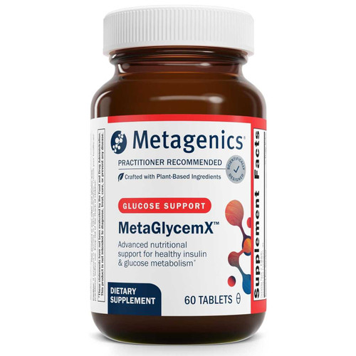 Metagenics MetaGlycemX glucose support 60 tablet bottle