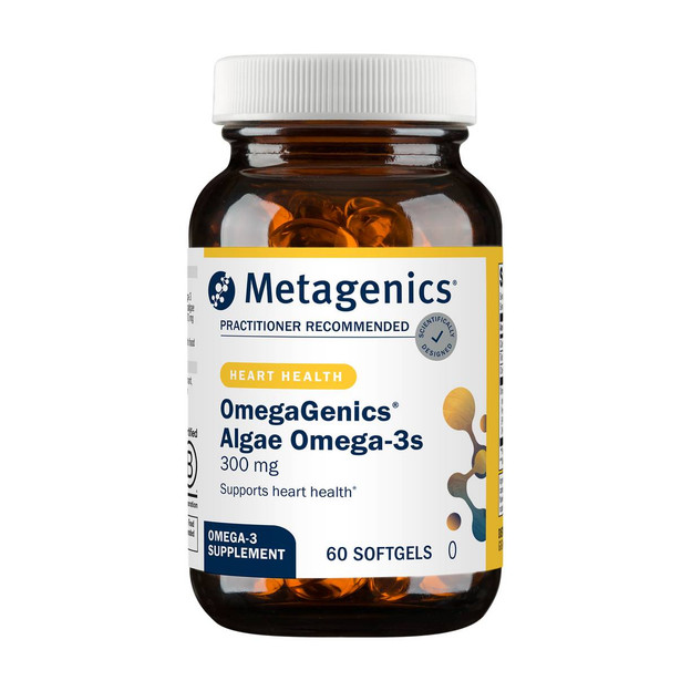 Metagenics OmegaGenics Algae Omega-3s 300 mg - 60 Softgels MTGN39463 54.99