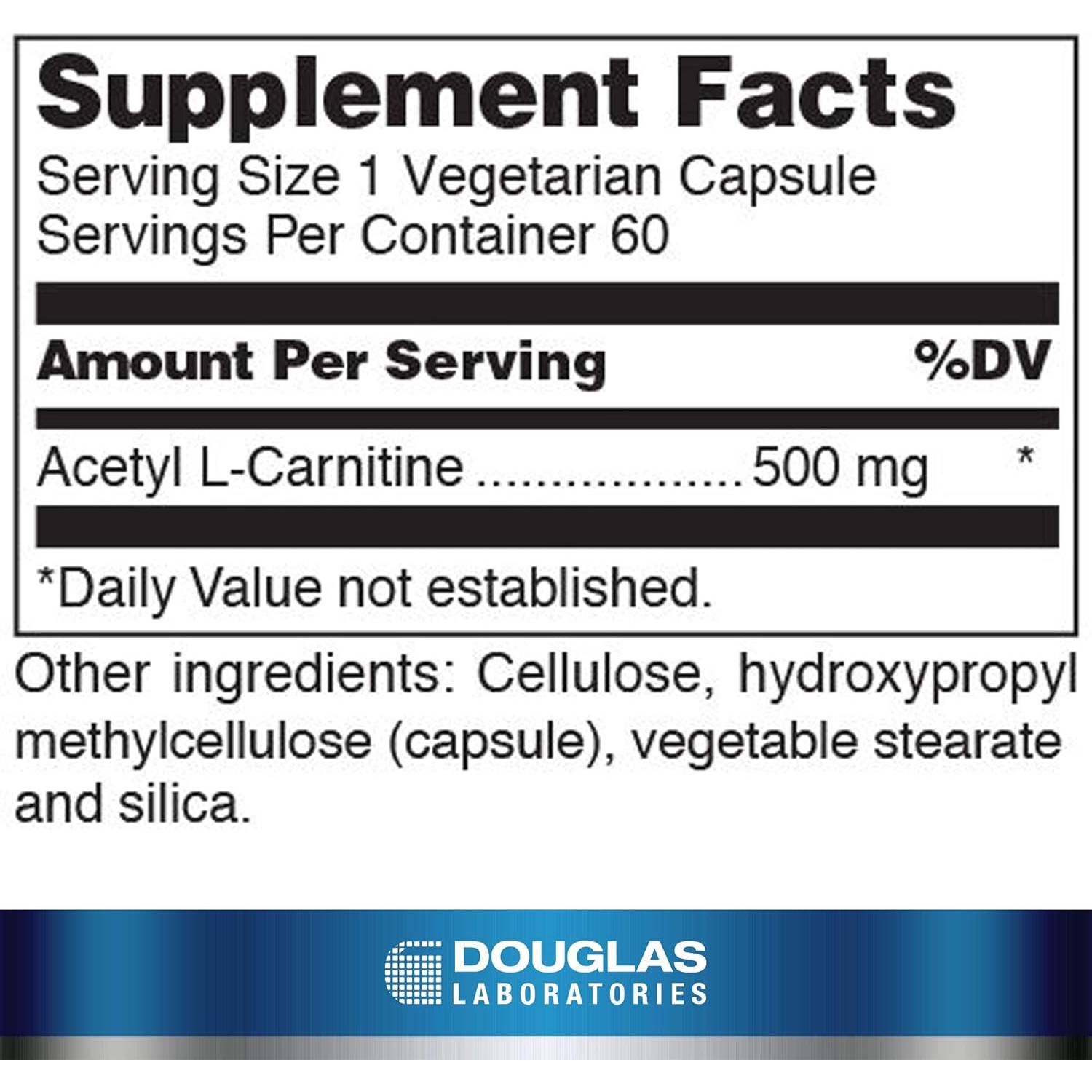 douglas acetyl l carnitine Douglas Labs Acetyl L-Carnitine 500mg BeautifiedYou.com