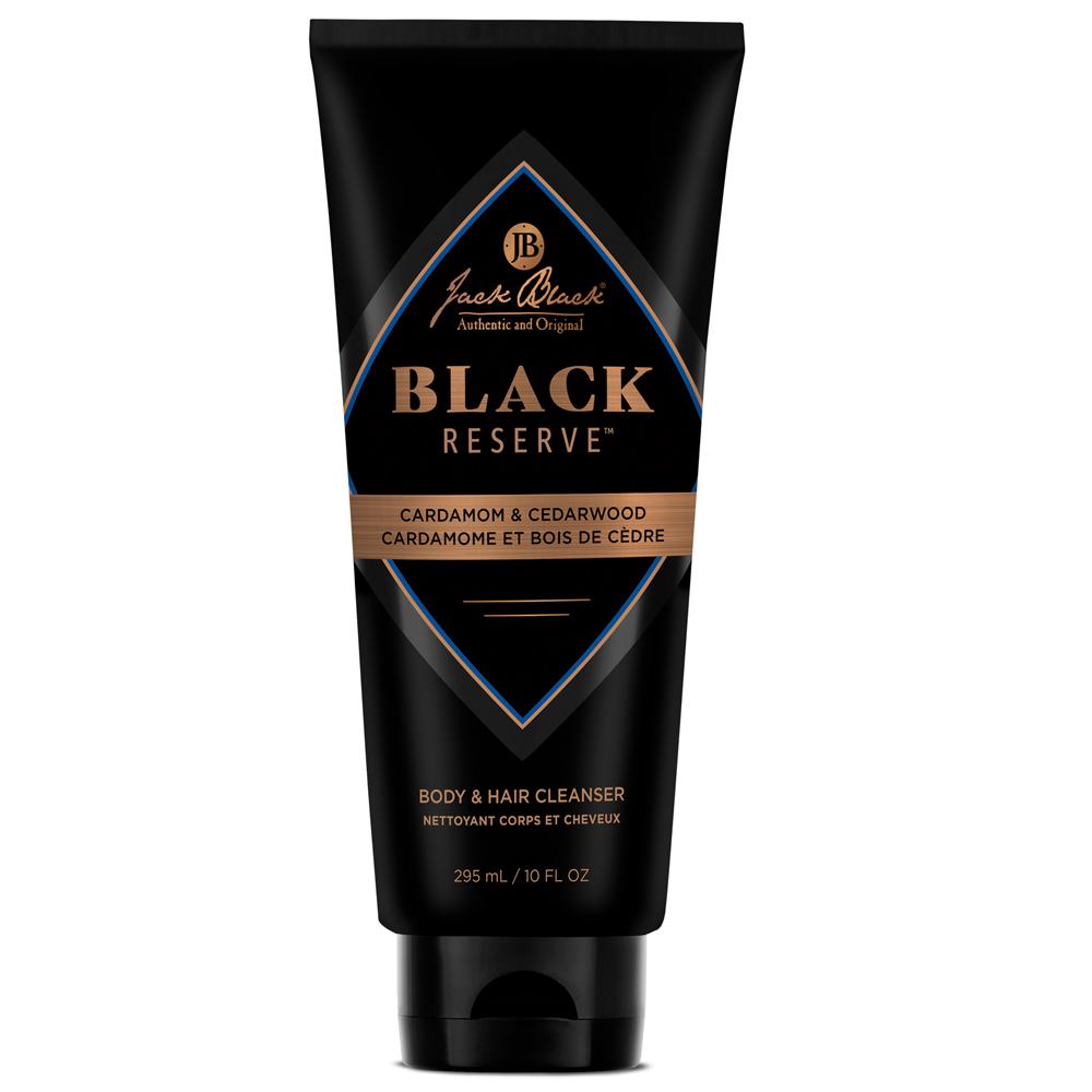 Jack Black Black Reserve Body & Hair Cleanser with Cardamom & Cedarwood - 10 oz