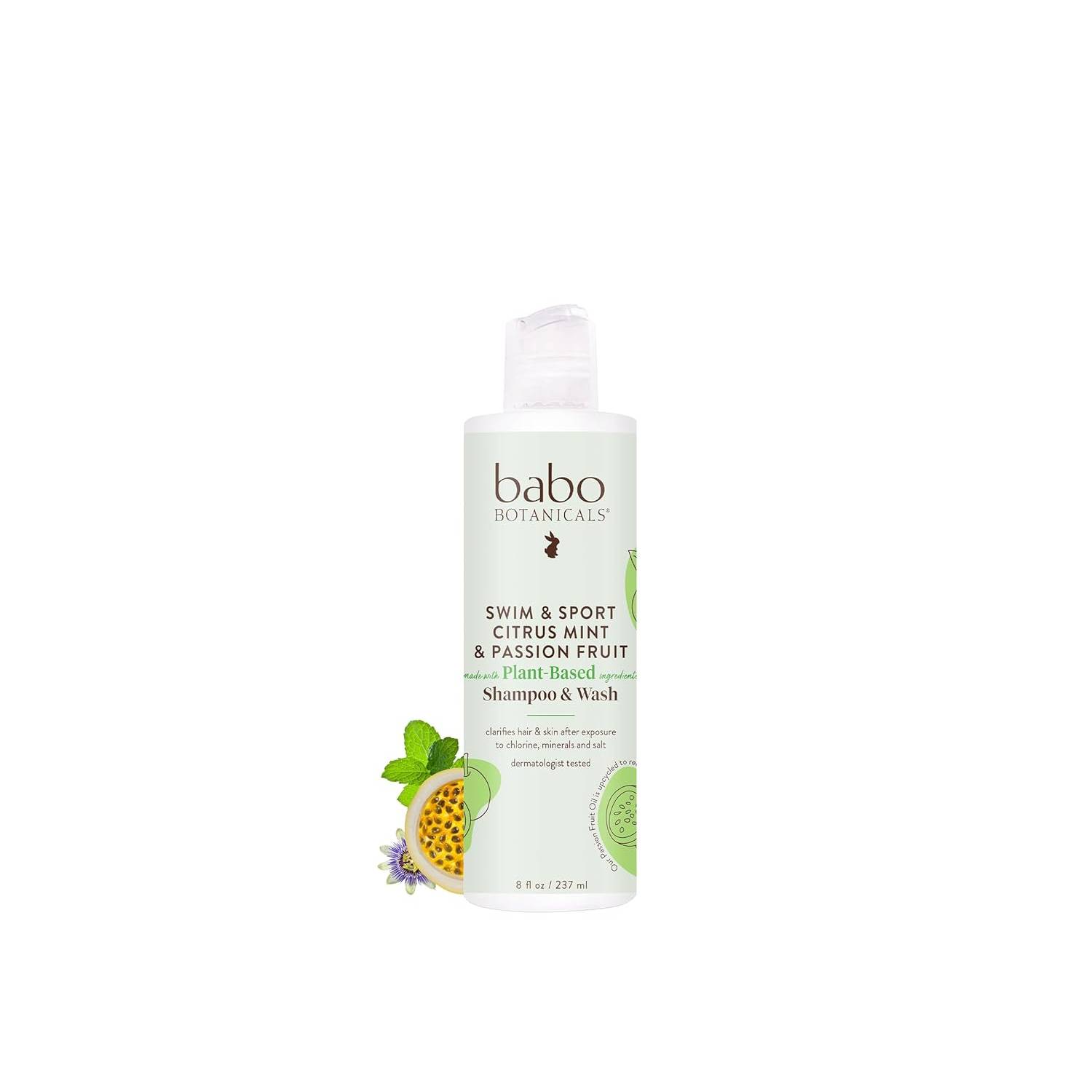 Babo Botanicals Swim Sport Citrus Mint Shampoo Wash 17$